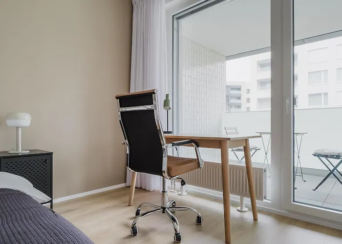 Blueground 7 Balcony Stromovka Park Prg-26 아파트 *